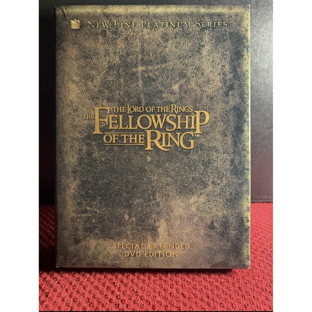 The Lord of the Rings: The Fellowship of the Ring (DVD, 2002, 4-Disc Set,...